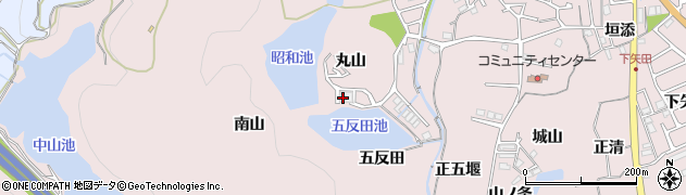 京都府亀岡市下矢田町（丸山）周辺の地図