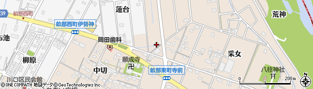 愛知県豊田市畝部東町中島128周辺の地図
