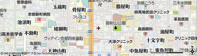 京都府京都市中京区一蓮社町293周辺の地図