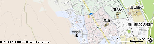 京都府京都市西京区嵐山山ノ下町周辺の地図