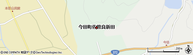 兵庫県丹波篠山市今田町佐曽良新田周辺の地図