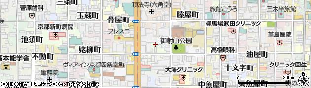京都府京都市中京区一蓮社町300周辺の地図