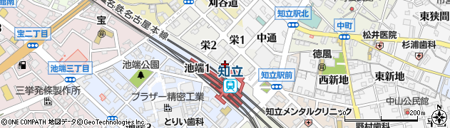 白木屋 知立駅前店周辺の地図