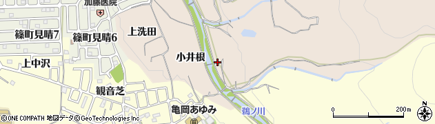 京都府亀岡市篠町山本鳥ノ下周辺の地図
