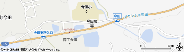 今田郵便局周辺の地図