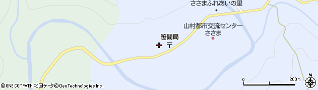 静岡県島田市川根町笹間上303周辺の地図