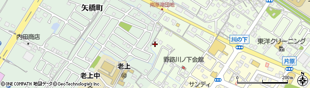 滋賀県草津市野路町492周辺の地図