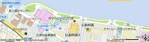 タイムズアヤハディオ大津店（正面）駐車場周辺の地図