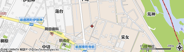 愛知県豊田市畝部東町中島49周辺の地図