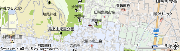 辛川理容所周辺の地図