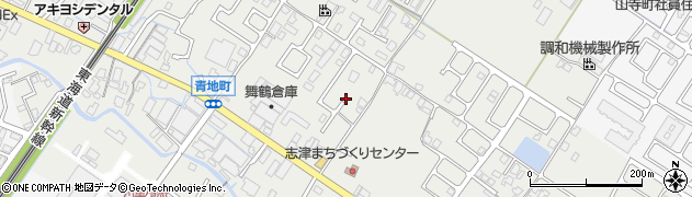 滋賀県草津市青地町周辺の地図