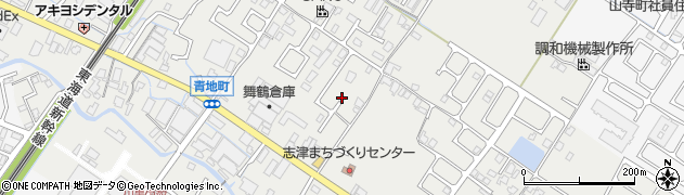 滋賀県草津市青地町周辺の地図