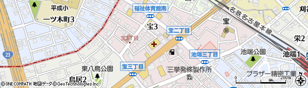 アミーゴ　知立店周辺の地図