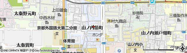 京都府京都市右京区山ノ内苗町21周辺の地図