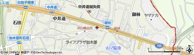愛知県東海市加木屋町山之脇周辺の地図