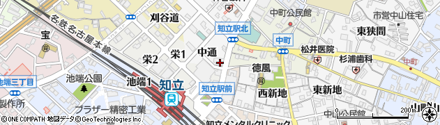 三菱ＵＦＪ銀行知立支店周辺の地図