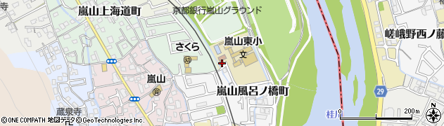 京都府京都市西京区嵐山東海道町47周辺の地図