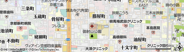 京都市　中京青少年活動センター周辺の地図