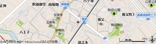 愛知県東海市養父町城之内66周辺の地図