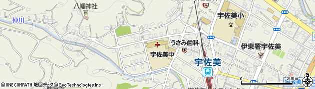 伊東市立宇佐美中学校周辺の地図