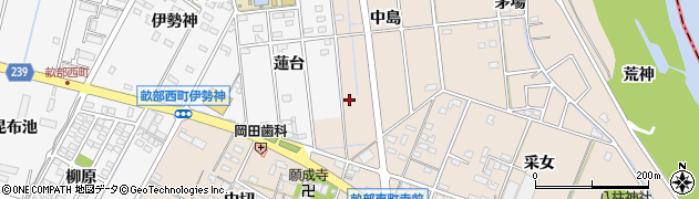 愛知県豊田市畝部東町中島139周辺の地図