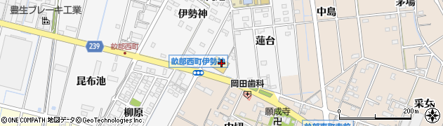 ＪＡあいち豊田生活部Ａコープ　うねべ店周辺の地図