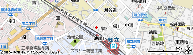 名鉄協商知立駅前第３駐車場周辺の地図