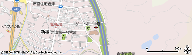 愛知県岡崎市岩津町西坂周辺の地図