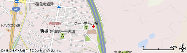 愛知県岡崎市岩津町（西坂）周辺の地図