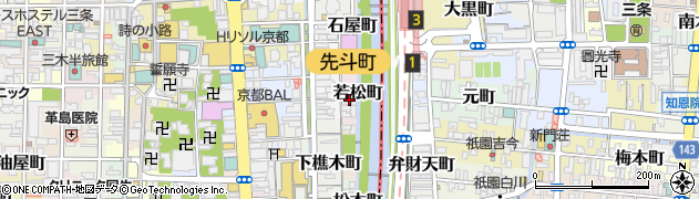 京都府京都市中京区若松町140周辺の地図