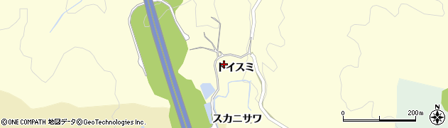 愛知県岡崎市駒立町（トイスミ）周辺の地図