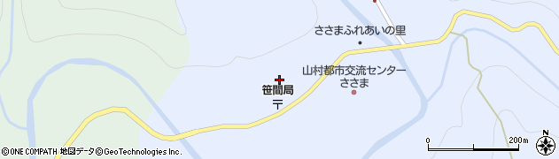静岡県島田市川根町笹間上346周辺の地図