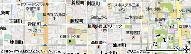 京都府京都市中京区堀之上町119周辺の地図
