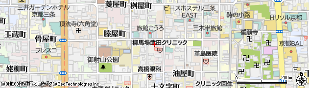 京都府京都市中京区堀之上町109周辺の地図