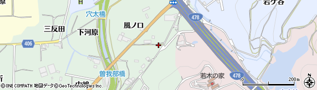 京都府亀岡市曽我部町重利風ノ口41周辺の地図