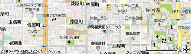 京都府京都市中京区堀之上町117周辺の地図