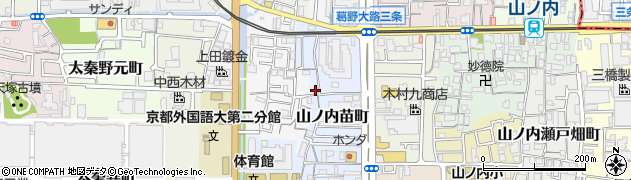 京都府京都市右京区山ノ内苗町18周辺の地図