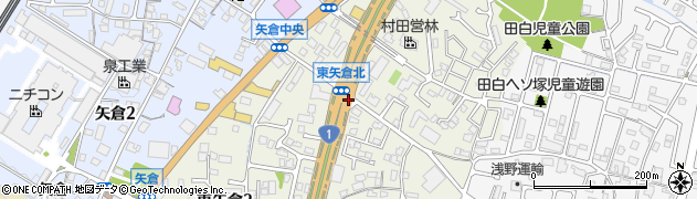 東矢倉北周辺の地図