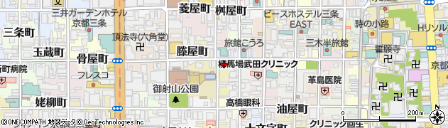 京都府京都市中京区堀之上町129周辺の地図