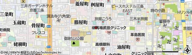 京都府京都市中京区堀之上町127周辺の地図