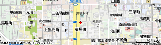 京都府京都市中京区壺屋町240周辺の地図