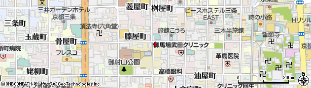 京都府京都市中京区堀之上町131周辺の地図