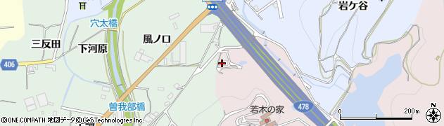 京都府亀岡市下矢田町（医王谷）周辺の地図