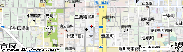 京都府京都市中京区下八文字町716周辺の地図