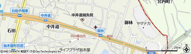 愛知県東海市加木屋町御林43周辺の地図