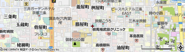 京都府京都市中京区堀之上町133周辺の地図