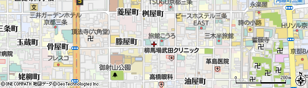 京都府京都市中京区堀之上町122周辺の地図