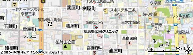 京都府京都市中京区堀之上町110周辺の地図