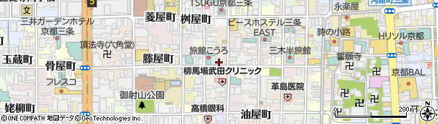京都府京都市中京区堀之上町103周辺の地図