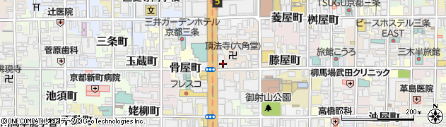 銀泉株式会社京都法人営業部周辺の地図